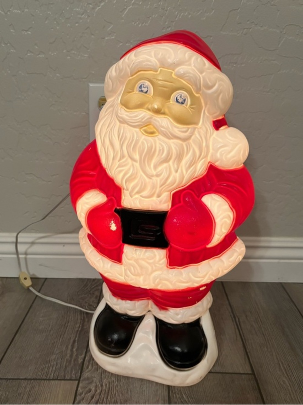 Vintage Santa Claus Blow Mold Grand Venture 19" Outdoor Indoor Christmas Décor